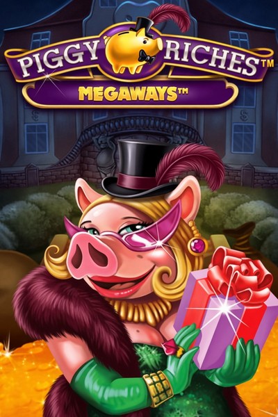 Obal automatu Piggy Riches Megaways v lobby Kingmaker Casino